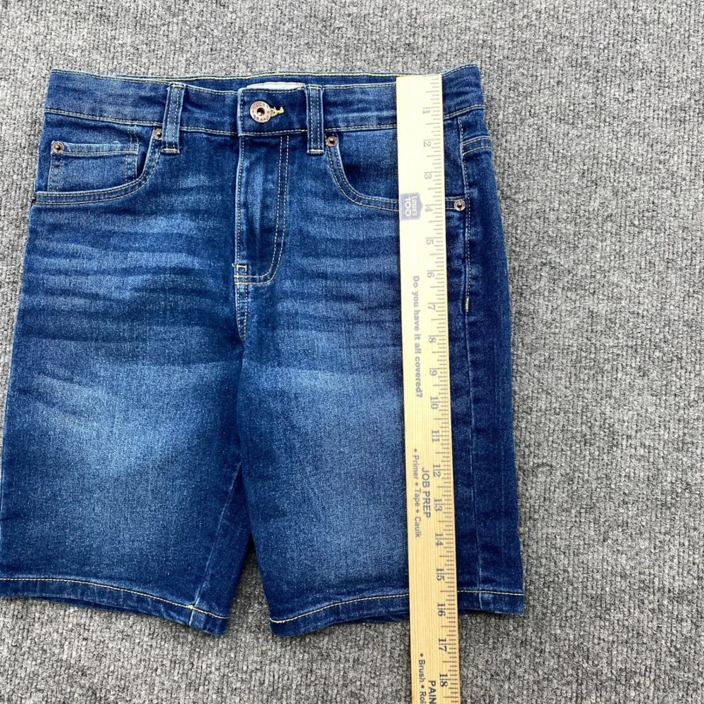 Lucky Brand Denim Shorts Boys 12 Blue Classic Straight‎ Stretch Casual Summer